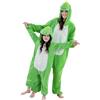COOKY.D Pigiama Intero Unisex con Cappuccio a Tema Animale per Genitori e Bambini Costume per Halloween Gaming Pigiama Familiare per Ragazze e Ragazzi Completo per Feste