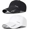 AYPOW 2 Confezioni Cappello da Baseball Asciugatura Rapida, Sport all'Aria Aperta Cappellino Visiera con Tesa Riflettente Uomo Donne, Leggero Cappellini Estivo Berretto Baseball Regolabile Snapback