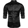 Generico Camicia No Stiro Uomo Slim Fit,Shirts Camicia Casual da Uomo a Maniche Lunghe in Lino con Bottoni e vestibilità Ampia