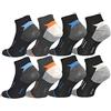 BestSale247, 12 paia di calzini fantasmini da uomo, per sport e tempo libero, in cotone, taglia 39-42, 43-46, Fantasia 2, 39-42