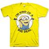 Minions Licenza Ufficiale Whaaa?!? Uomo Maglietta (Blu -Heather)