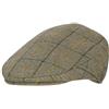 WALKER AND HAWKES - Cappello Piatto Derby Tweed Cambridge - Striscia Marina - XL (60cm)