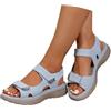 Generico Sandali Ortopedici Donna Estive Eleganti Comodi Versatili Sandali con Adjustable Strappo Leggeri Sandalo con Zeppa Punta Aperta Antiscivolo Scarpe Trekking Sportivi 36-43