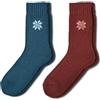 NORDIC Socks 2 Paia, 70% Lana Merino di prima qualità, Calzini Termici da Uomo e da Donna, Calzini Invernali, Calzini Caldi (XXL, Elements)