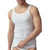 SalGiu Canottiera Uomo Costine (3 Pezzi) Intima 100% Cotone Spalla Stretta Antisudore Estiva (XL, 3 Bianche)