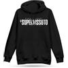 Createe Felpa Il Supervissuto, Vasco Rossi Serie TV, Uomo, Donna, Idea Regalo Fan, Compleanno, Rock Star, Fun Club Unisex