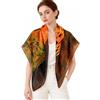 PoeticEHome Scialli in Cashmere per Donna 90x90 cm - Sciarpe Quadrate Leggere come una Piuma con Stampa Artistica, Confezione Regalo