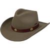 Stetson Tamalo Cappello Cowboy Western Feltro di Lana Tascabile con Fascia in Pelle Uomo Autunno Inverno