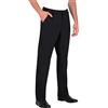 PALLTEX ARZAK Pantaloni Cuoco Uomo Pantaloni da Cuoco Uomo con 3 Tasche, Bottone e Elastico in Vita EN 13688, Nero, L