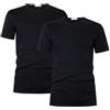 Liabel Maglia Termica Uomo Manica Corta Girocollo 100% Cotone, Art. 2855-23, Pacco da 2, Nero S