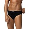 o-day Liabel 6 Slip Uomo Cotone 100% Mercerizzato Mutande Uomo Cotone Lucido Morbide Mutande Uomo Slip Bianco o Assortito (IT, Testo, XXL, Regular, Regular, Assortito - 3 Neri 2 Blu 1 Grigio)
