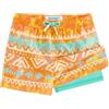 maamgic Costume da Bagno per Bambini, Delicato sulla Pelle, Ecologico, ad Asciugatura Rapida, Pantaloncini Corti da Nuoto 2 in 1, con Compressione e Tasche con Coulisse Regolabile, Pervinca, 10-12