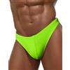 AIEOE - Costume da bagno da uomo, perizoma sexy, mini bikini, slip da bagno, string, da uomo, verde, XL
