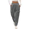 Kfnire Pantaloni Donna con Fodera in Pile Invernali Pantaloni Tuta Donna con Tasche Cargo Vita Alta Elasticizzata Gamba Dritta
