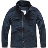 Letuwj Giacca da uomo giacca militare giacca casual camouflage abbigliamento da lavoro in denim, Blu reale, L