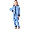 Merry Style Pigiama Intero con Cappuccio Bambina e Ragazza MS10-223 (Blu Pois, 146-152)