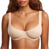 DOBREVA Reggiseno Balconcino Senza Imbottito | Senza Cuciture, con Ferretto, Sostenitivo, Taglie Forti, per Donna