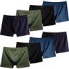 Pesail Boxer da uomo in cotone, confezione da 4 pezzi, taglie M-10XL, comode, retrò, senza foglietti che graffiano, Confezione da 8 pezzi, mix 1, 6XL Große Größen