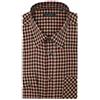SEA BARRIER Camicia Fassa Flanella Leggera Fantasia Manica Lunga con Taschino Uomo Profumatore Saggio 139ROSSO XL