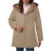 Generic Giacconi Invernali Donna Piumino Lungo Donna Giacca Casual Da In Cotone Caldo E Spesso Con Vita Media Europea E Americana Piumino Giacche Invernali Cappotto Invernale Khaki L