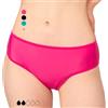Savvi Wear Slip bikini mestruale, nero, a prova di perdite, a vita media, mutandina mare per ciclo, per donne e ragazze