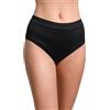 EGI Slip Donna Maxi a Vita Alta in Puro Cotone Filo di Scozia - Mutande Contenitive Comfort a Fianco Alto, Confezione da 2 Pezzi Art. 5070 (IT, Testo, XL, Regular, Regular, Nero)