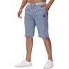 Djtnzdm Bermuda Cargo Estivi Pantaloncini Uomo Cotone Lavoro Golf Sportivi Pantaloni Corti Casual Shorts Uomo Blu Azzurro L