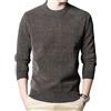 Generic Maglione Girocollo Ciniglia Uomo Slim Fit Caldo Pile Pullover Felpe Regolari Maglioni Invernali Lavorati A Maglia