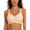 SHEKINI Reggiseno Donna Senza Ferretto Push Up Imbottito Bralette Senza Cuciture Seamless Comodo T-Shirt Invisibile Classico Bustier Supporto Forte per Seni Normali e Grandi