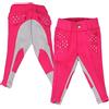 QHP Pantalone da Equitazione Mickey Kids in Size: 104 (EU). - Dark Rosa - 104