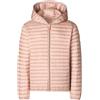 Save The Duck Giubbino Rosa con Cappuccio per Bambine e Ragazze Rosy