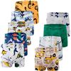 JackLoveBriefs Ragazzi Intimo Boxer Pantaloncini Cotone 9 Pezzi, 6-7 Anni,Multicolore，Dimensione:130