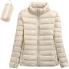 Generico Piumino Leggero Donna 100 Grammi Elegante, Piumini Abbigliamento Donna Corto e Tasche Giacconi Ripiegabile Caldo Cappotto Trapuntato Slim Giacche Invernali Donna Antivento Rimovibile e Tasche