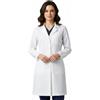 B-well Bwell Bianca Camice da Laboratorio da Donna - Camice Bianco - Camice da Dottore da Donna, Camice Bianco per Laboratorio, Medicina e Studio, 3 Tasche con Bottoni, bianco, XL