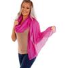 DOLCE ABBRACCIO by RiemTEX® Sciarpa da donna PRIMA DONNA stola, foulard in seta selvatica, foulard in 31 colori in tinta unita