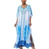 YOUKD Bikini da Spiaggia Boho Scollo a V con Scollo a V caotico Allentato Estivo Abito Taglie Forti da Donna