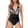 Generico Costumi Donna Mare, Costume da Bagno Donna Estivo Taglie Forti per Monokini Push-Up Vintage Intero con Controllo della Pancia Retro Beachwear Pezzi 1 Swimsuit Spiaggia Estate Sexy
