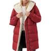 RUITOTP Cappotto Donna Invernale Lungo Impermeabile Giacca con Cappuccio Parka Cappotti Ispessito Caldo Sherpa Elegante Piumino Antivento Outdoor