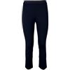Generico LIVIANA Conti Pantalone Punto Milano MOD Leggins CNTI85 Made in Italy (44, Blu)