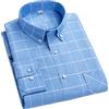 ZMNKH Camicie da Uomo in Cotone Maniche Lunghe con Bottoni Casual Camicia Oxford