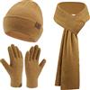 Bequemer Laden Invernale Cappello Berretto Pile Sciarpa Guanti Uomo Donna