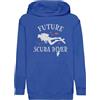 Fabulous Felpa con cappuccio per bambini futuro subacqueo sport tempo libero - Premium, blu, 12 anni