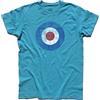 3stylershop T-Shirt Uomo Target MODS Scooter Vintage Italian Style Motorcycle Moto papà Regalo Compleanno - 100% Cotone 185 gr/mq