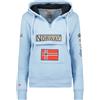 Geographical Norway Felpa Gymclass da donna di colore celeste