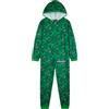 Get Trend Minecraft Tuta Intera Bambino con Cappuccio 7-14 Anni Pile Manica Lunga Pigiami Interi Bambini, Regalo Ragazzo (9-10 Anni, Verde Cappuccio Minecraft)
