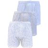 SalGiu Boxer Uomo con Apertura Davanti e Bottoni (Pacco da 6) 100% Cotone Bianchi o Colorati (L, 6 Pezzi (Bianco))