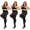 DUCMODA - Collant Curvy da Donna, Taglie Grandi, Semi Coprente, Plus Size, XL-4XL, Oversize, Disponibile in Oltre 10 Colori, 3XL Große Größen
