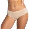 Gatta Mutandine Bikini Queenie - Mutandine Classiche, Molto comode, Elastica, Aderente al Corpo, con Tassello Antibatterico, confezionata in 3 Pezzi in Un Unico Colore (Beige, M)