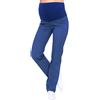 Mija Arts Mija - Pantaloni/Jeans Classici Taglio Dritto Denim Over Bump Premaman 3014