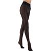 SOLIDEA Collant Compressione Graduata Donna Burlesque 70 denari 12/15 mmHg | Collant A Compressione Graduata, Collant Donna (Nero, 44)